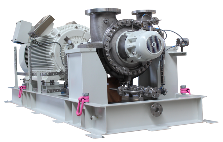 Bildauschnitt einer ZPR, BB2 Pumpe, Bestimmt für eine Offshoreanwendung auf einer Bohrinsel.